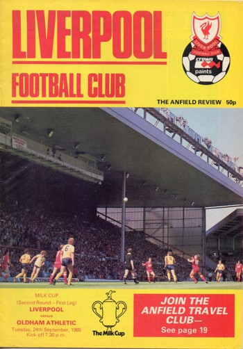 Match programme
